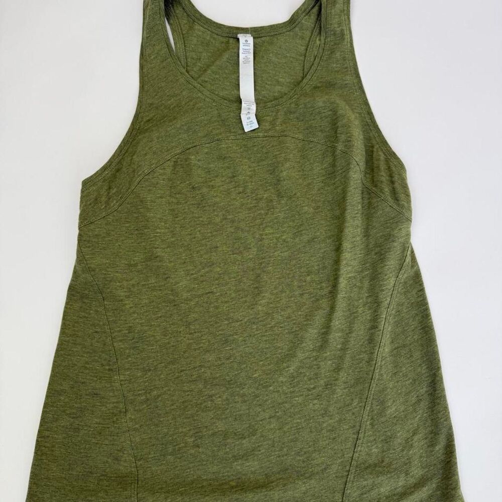 Lululemon Women's Green and Khaki Vest